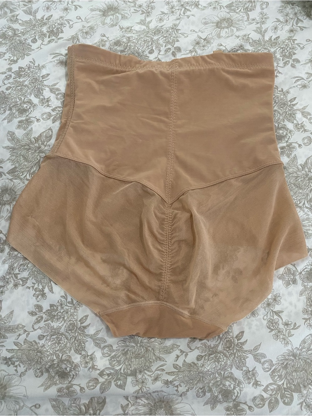 Honeylove High-Waist Shaping Shorts in Tan